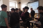 Policejní zásahová jednotka na gymnáziu 2016